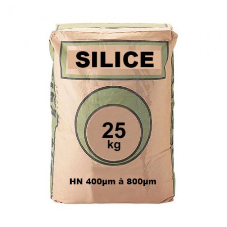 Silice HN 400µm à 800µm 25Kg - 5540 - Silice HN 400µm à 800µm 25Kg